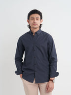 ORIGIN Charcoal Navy Microprint Shirt