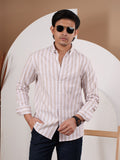 NIGHTFALL Beige Stripe Shirt