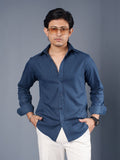 LUXURY Supremacy Executive Formal Shirt Navy Blue