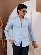 NIGHTFALL Light Blue Stripe Shirt