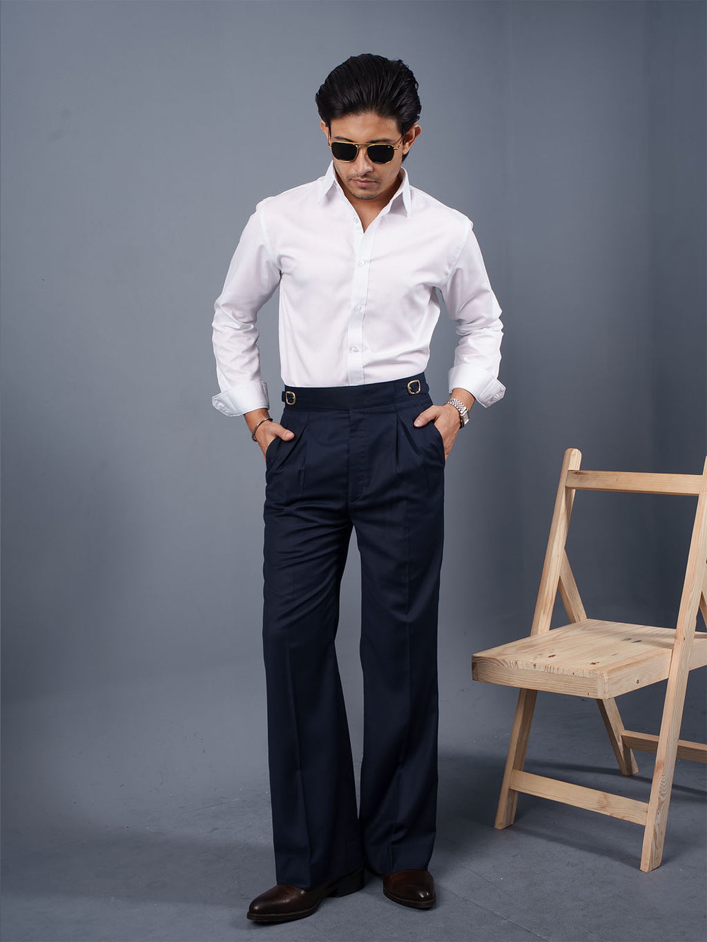 LUXURY Supremacy Executive Formal Shirt White