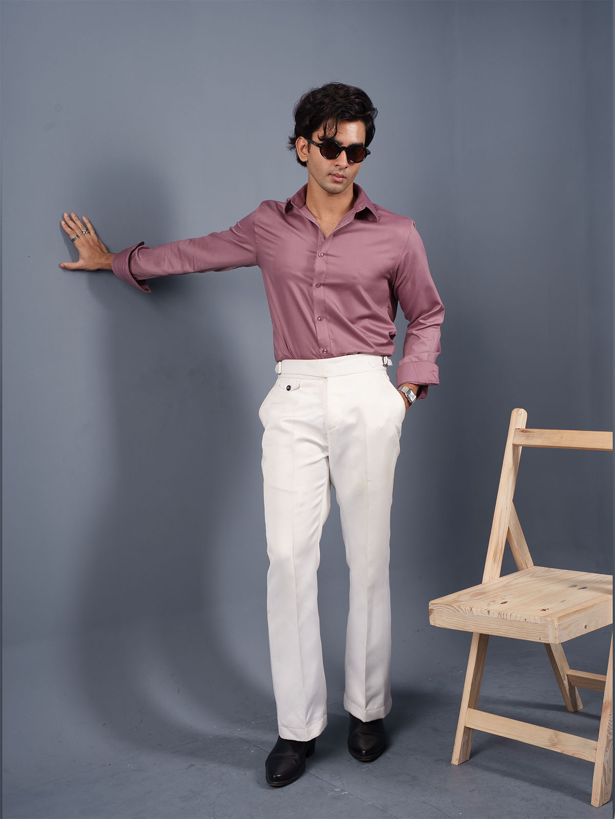 LUXURY Supremacy Executive Formal Shirt Dusty Rose