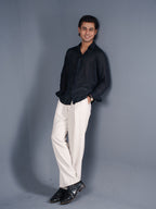LUXURY Linen Navy Shirt