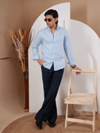 NIGHTFALL Light Blue Stripe Shirt