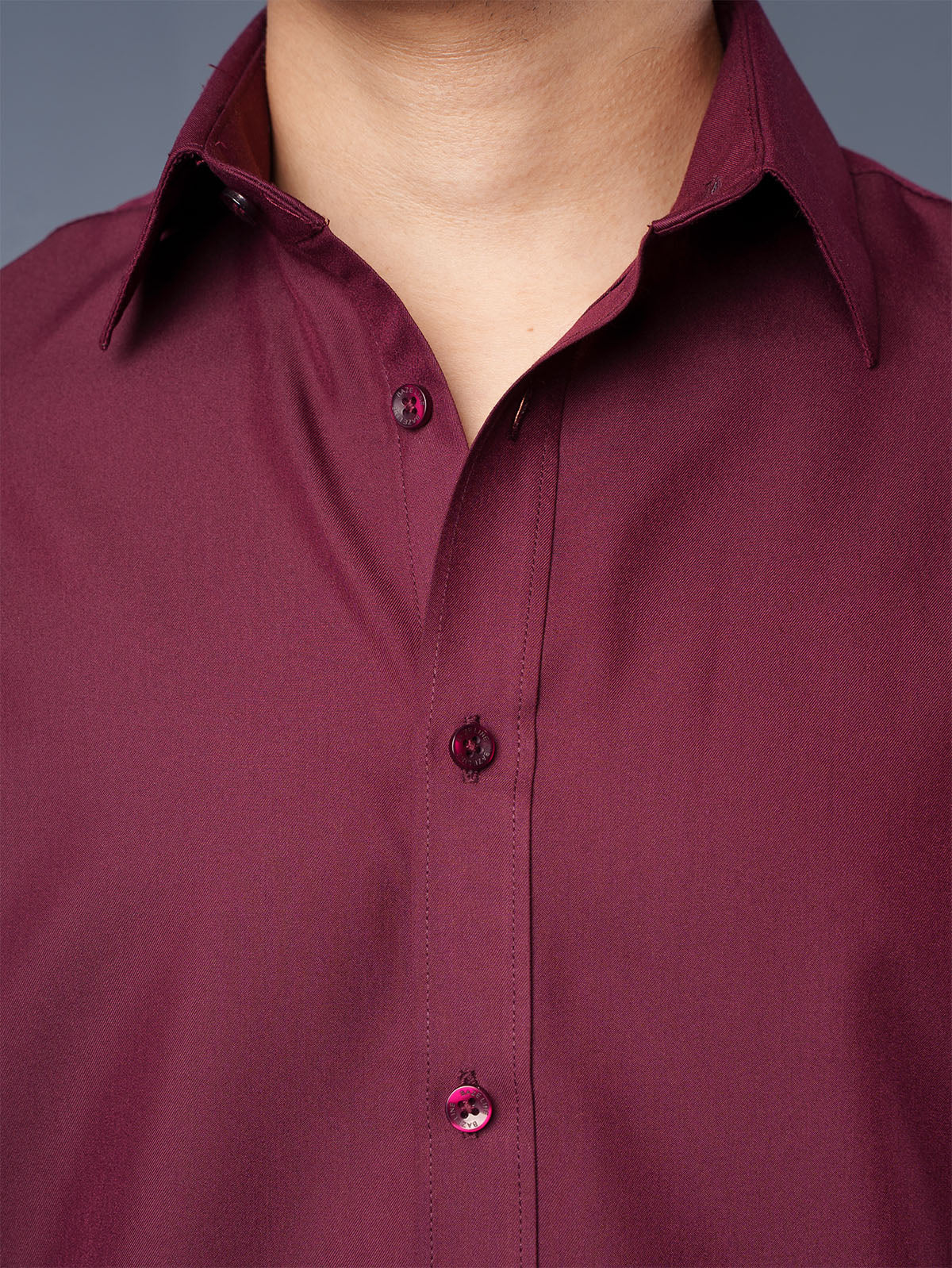 LUXURY Supremacy Executive Formal Shirt Maroon
