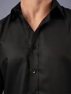 LUXURY Supremacy Executive Formal Shirt Black