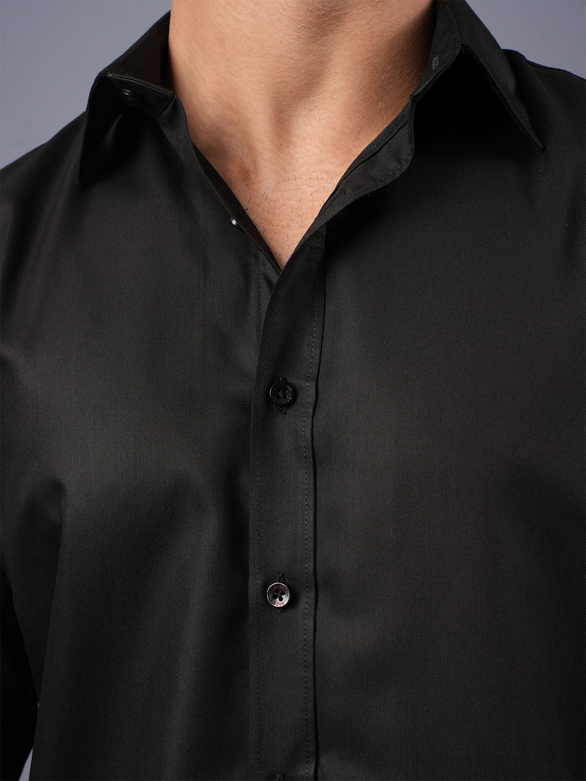 LUXURY Supremacy Executive Formal Shirt Black