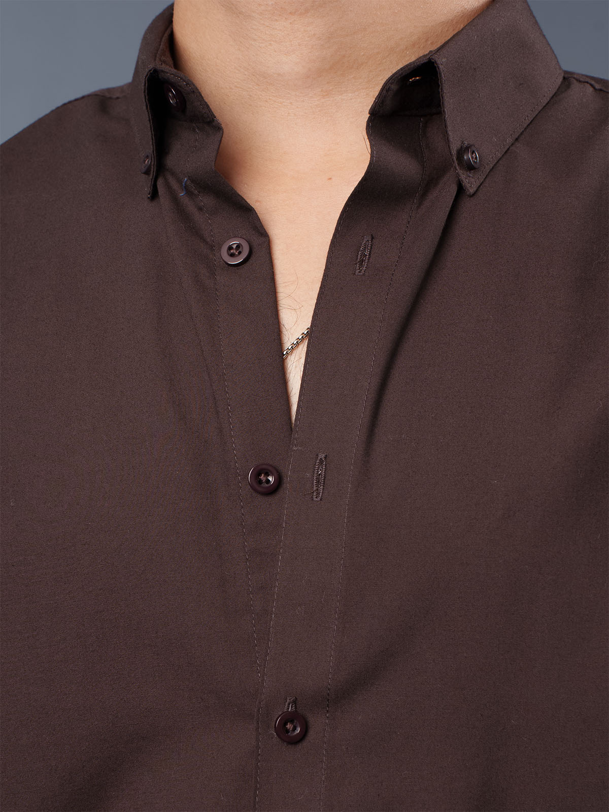 TRANSITION Deep Espresso Solid Shirt