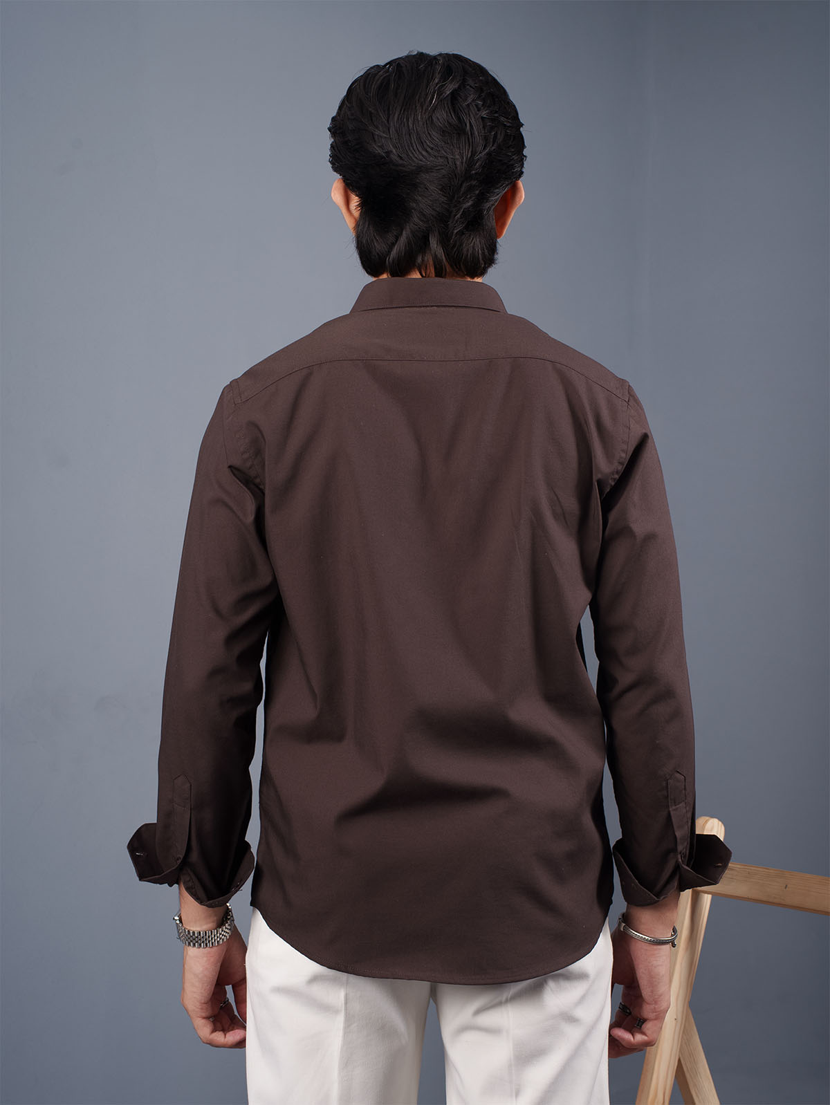 TRANSITION Deep Espresso Solid Shirt