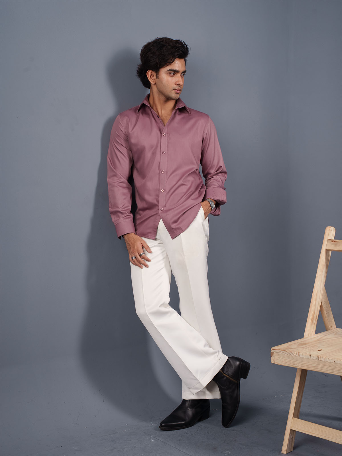 LUXURY Supremacy Executive Formal Shirt Dusty Rose