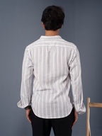 TRANSITION Off-White Multi-Striped Shirt