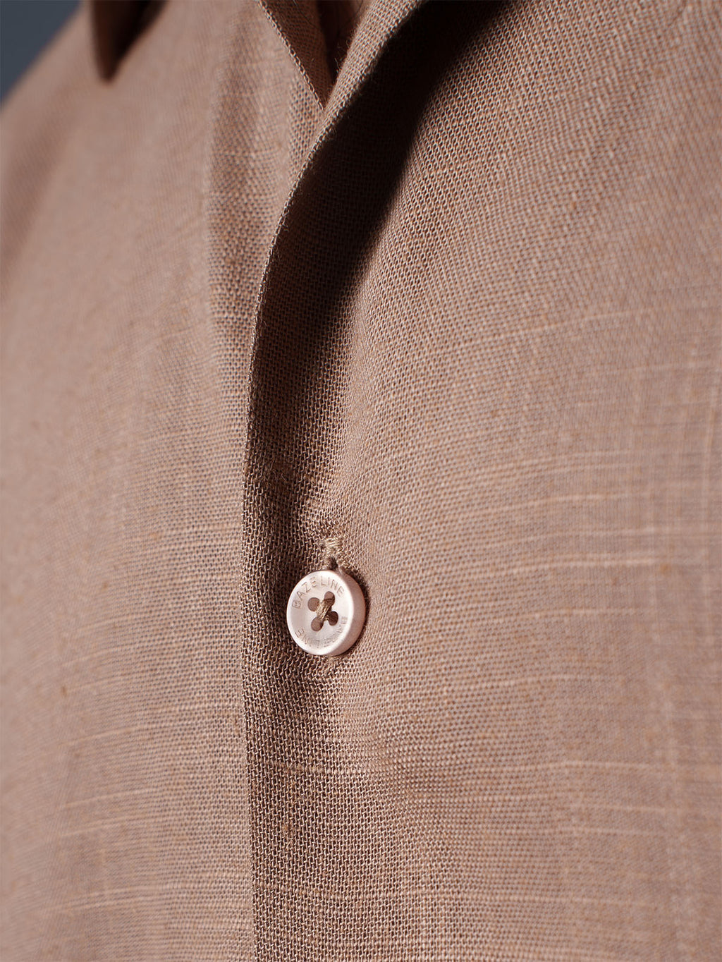 LUXURY Linen Brown Shirt