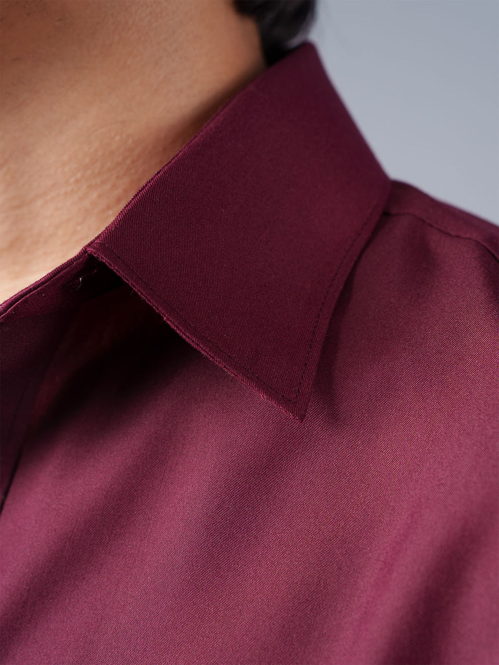LUXURY Supremacy Executive Formal Shirt Maroon