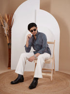 NIGHTFALL Charcoal Multi-Stripe Shirt