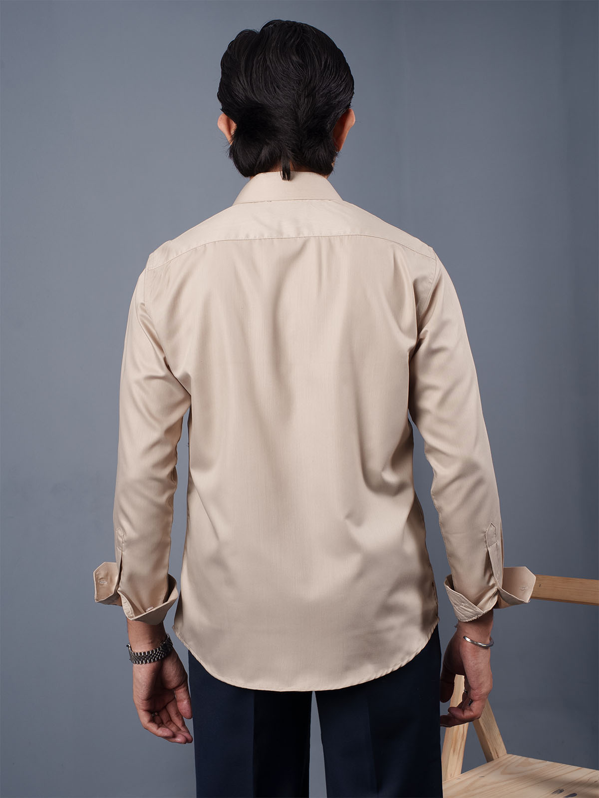 LUXURY Supremacy Executive Formal Shirt Beige