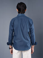 LUXURY Supremacy Executive Formal Shirt Navy Blue