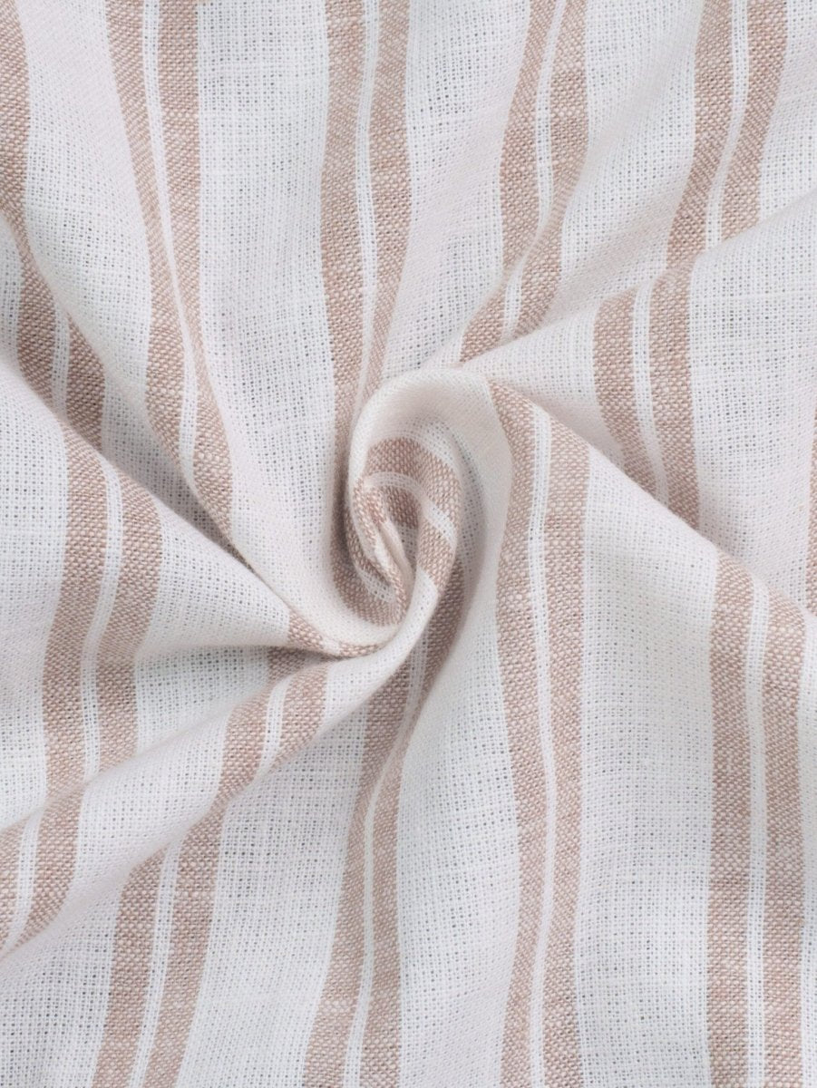 ASCEND Sandrift Mocha Stripe Shirt - BazeLine