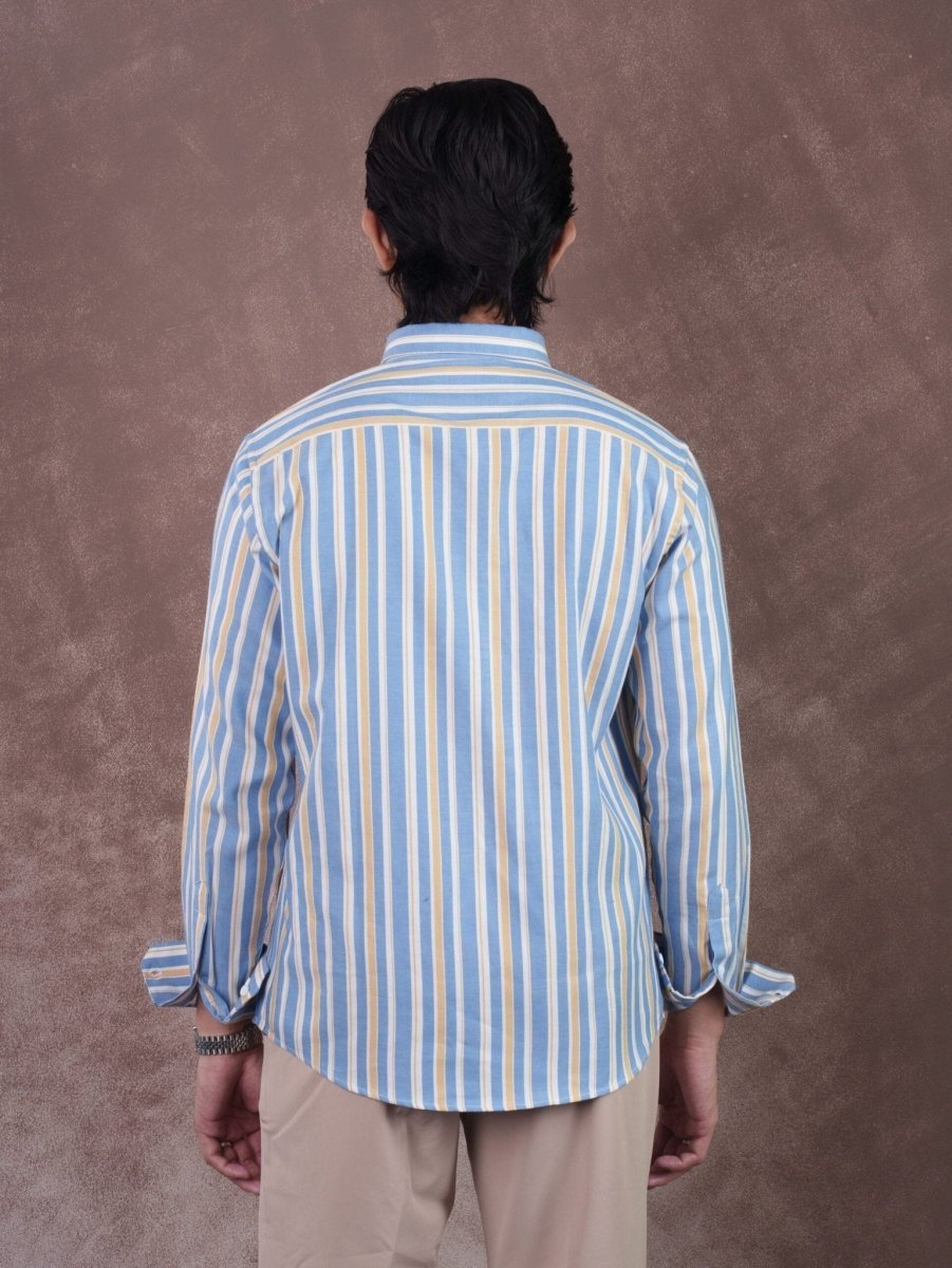 ASCEND Skycrest Gold Stripe Shirt - BazeLine