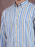 ASCEND Skycrest Gold Stripe Shirt - BazeLine