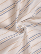 AURAA White & Blue Stripe Shirt - BazeLine