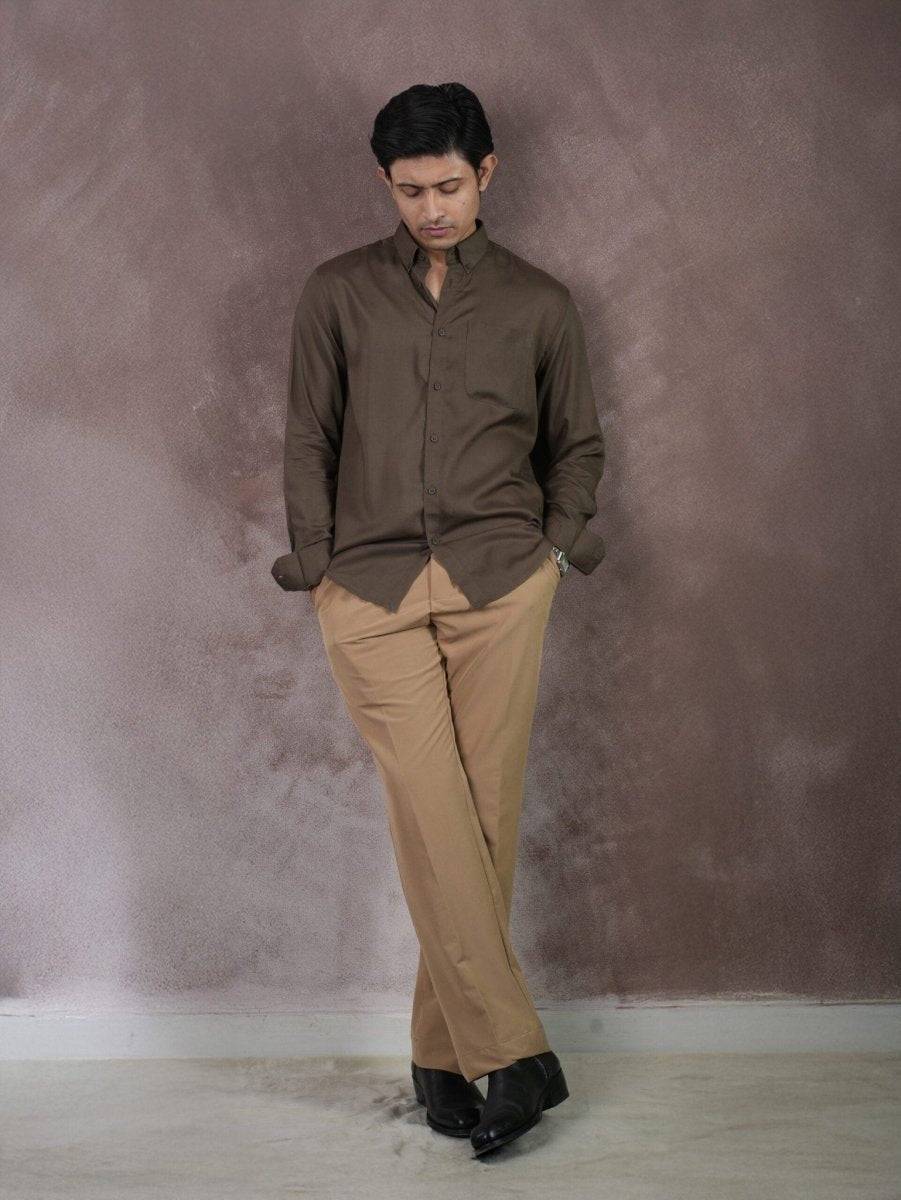 AURUM Desert Brown Lightweight Shirt - BazeLine