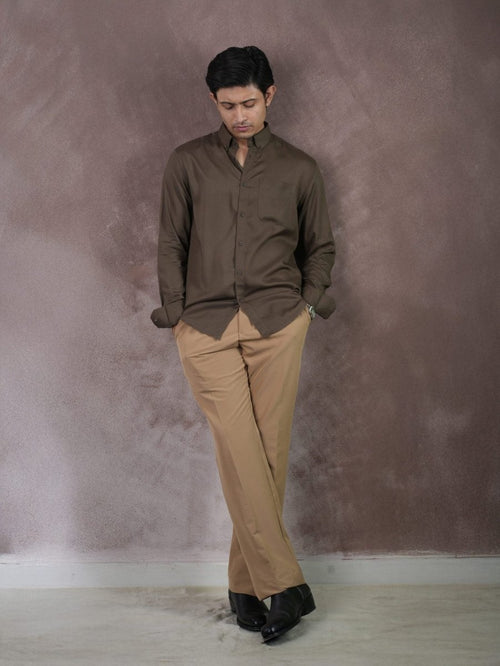 AURUM Desert Brown Lightweight Shirt - BazeLine