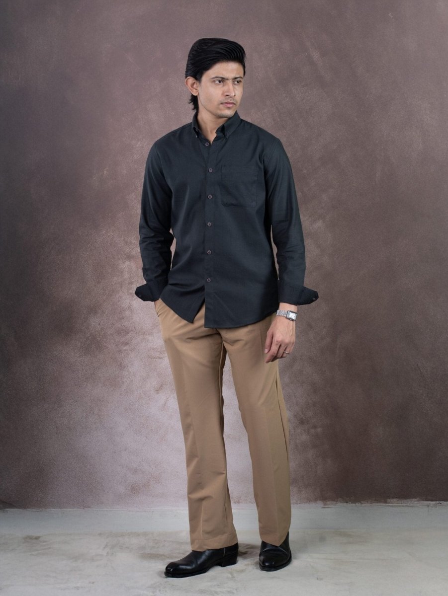 AURUM Obsidian Black Shirt - BazeLine