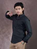 AURUM Obsidian Black Shirt - BazeLine
