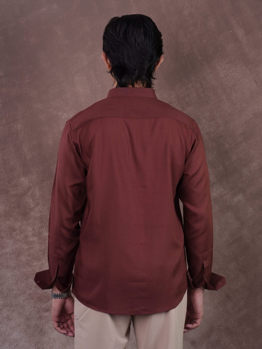 AURUM Rustic Red Lightweight Shirt - BazeLine