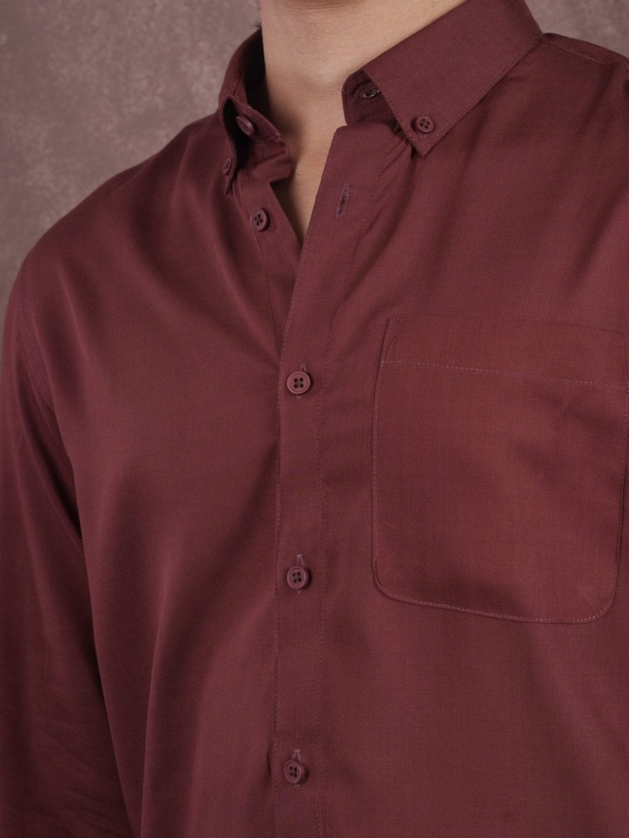 AURUM Rustic Red Lightweight Shirt - BazeLine