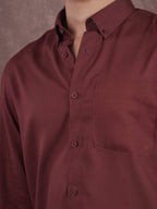 AURUM Rustic Red Lightweight Shirt - BazeLine