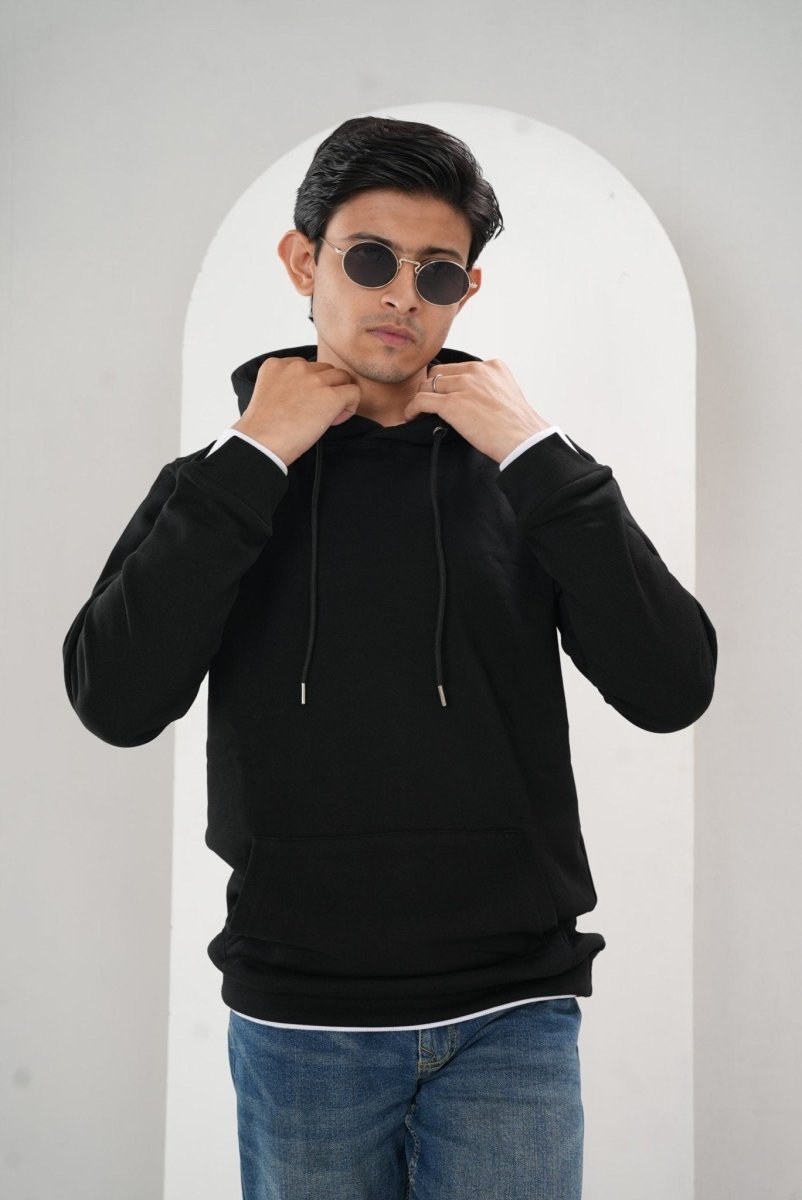 AWAAD Black Hoodie - BazeLine