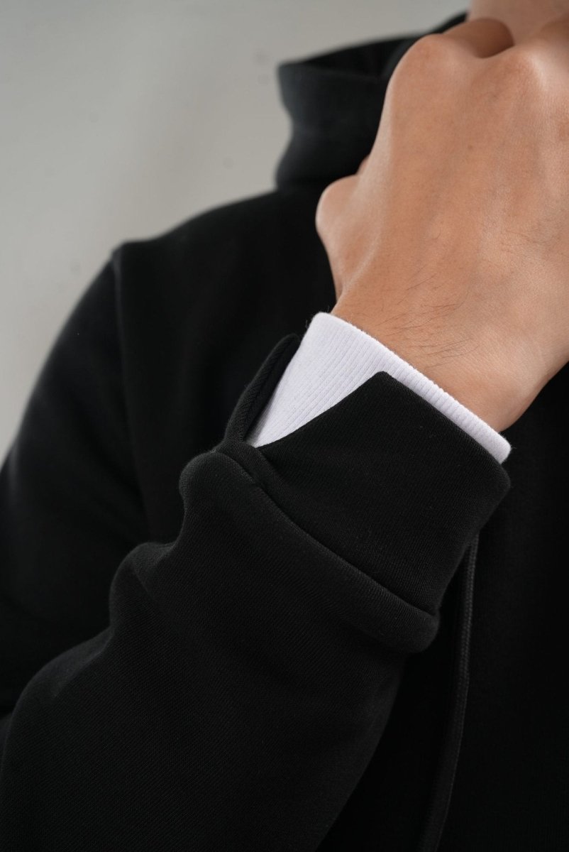 AWAAD Black Hoodie - BazeLine