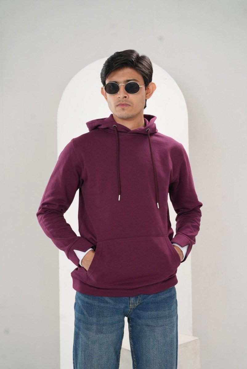 AWAAD Classic Maroon Hoodie - BazeLine