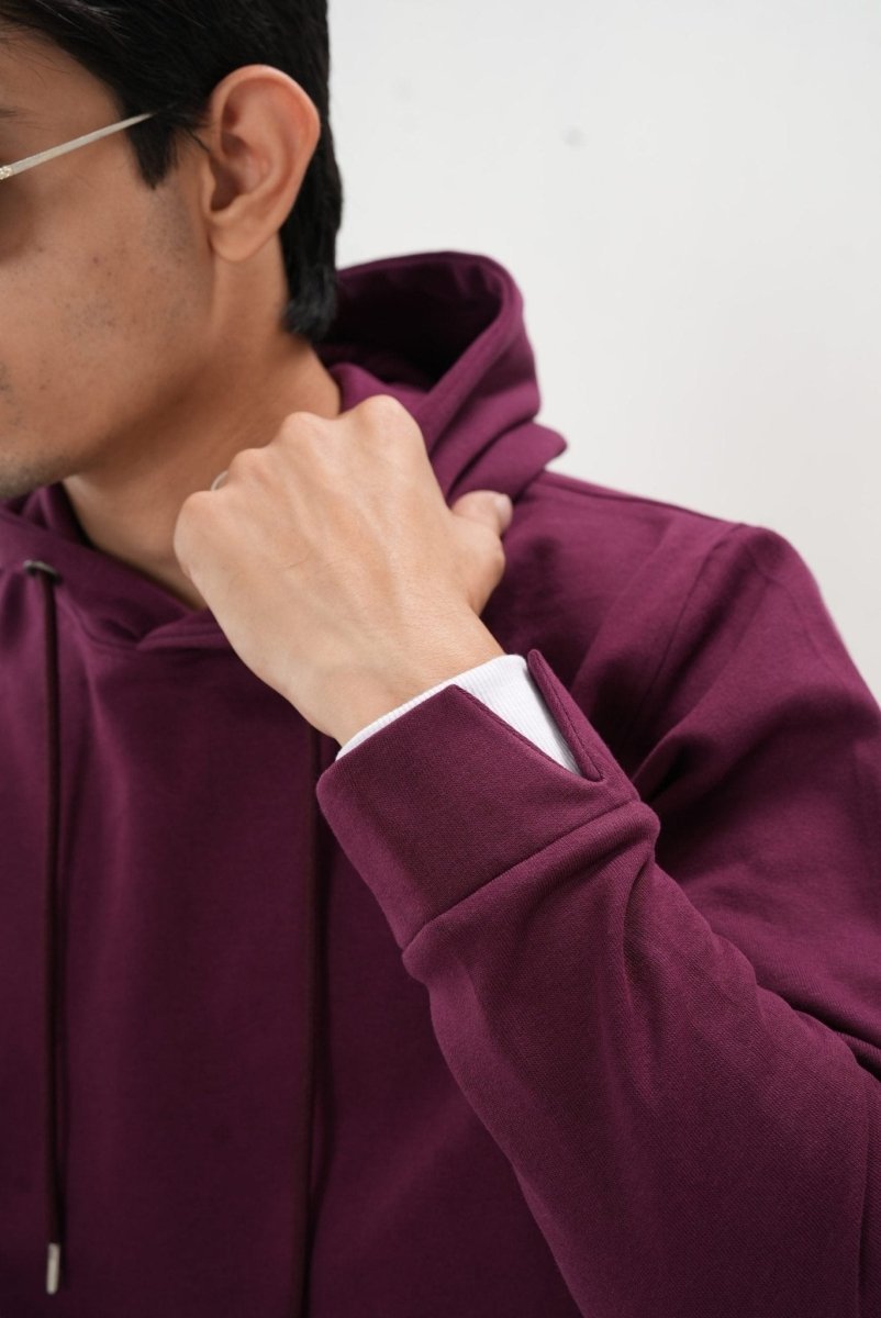 AWAAD Classic Maroon Hoodie - BazeLine