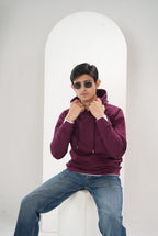 AWAAD Classic Maroon Hoodie - BazeLine