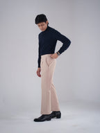 Beige Gurkha Bootcut Pant - BazeLine