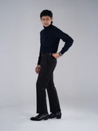 Black Gurkha Bootcut Pant - BazeLine