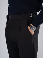 Black Gurkha Bootcut Pant - BazeLine