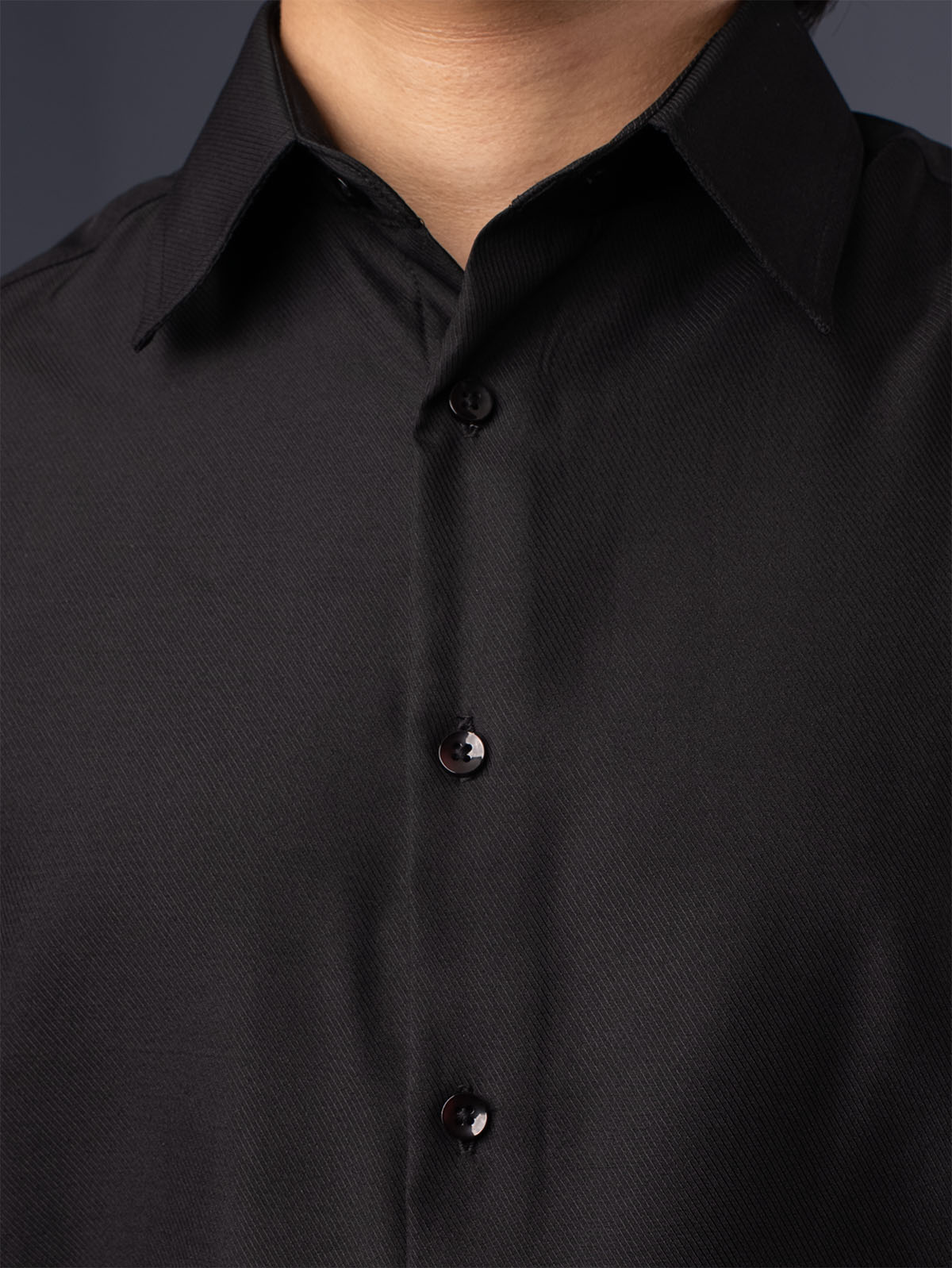 CORE Black Business Formal Shirt - BazeLine