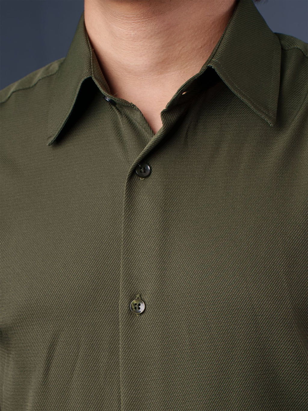 CORE Bottle Green Business Formal Shirt - BazeLine