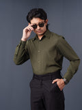 CORE Bottle Green Business Formal Shirt - BazeLine