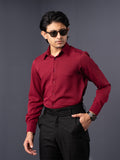 CORE Crimson Red Business Formal Shirt - BazeLine