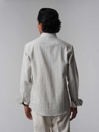 DRIFT Ashline Textured Stripe Shirt - BazeLine