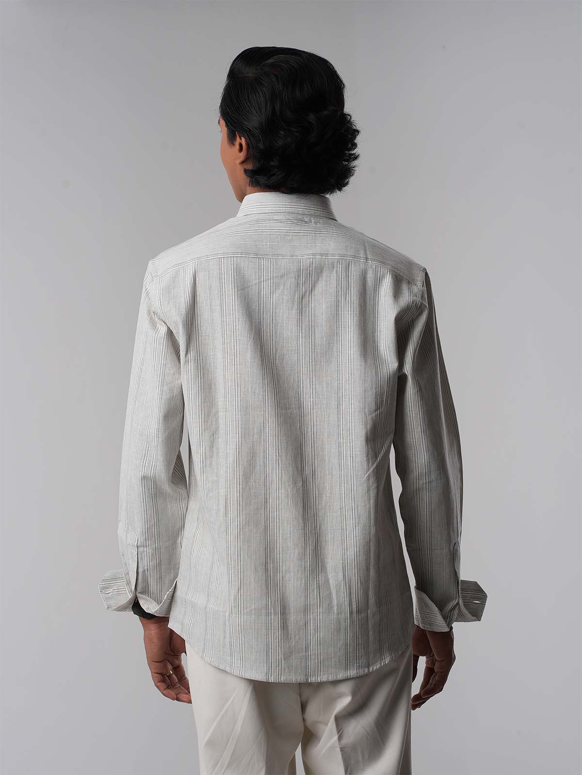 DRIFT Ashline Textured Stripe Shirt - BazeLine