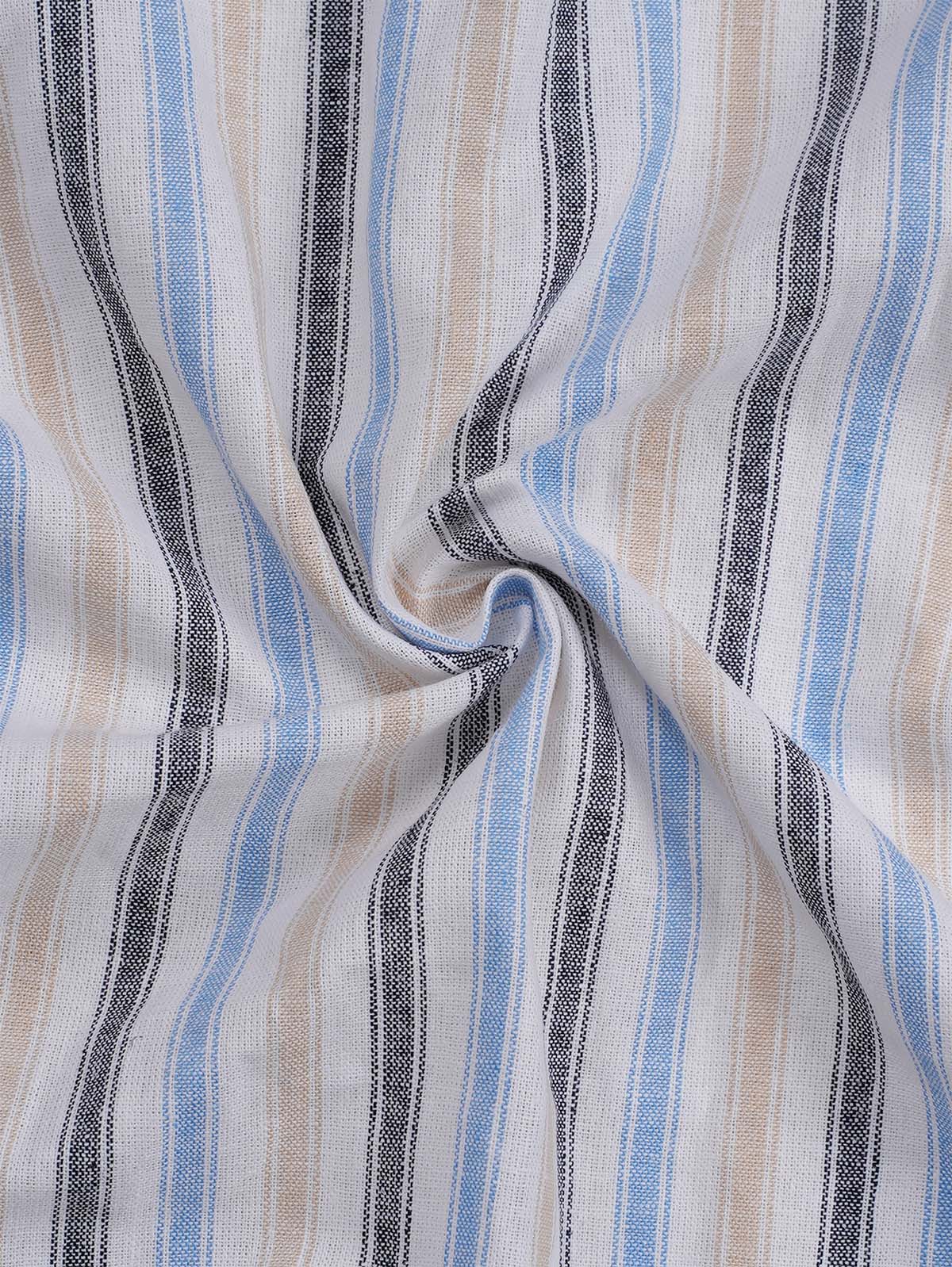 DRIFT Coastal White Stripe Shirt - BazeLine