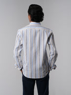 DRIFT Coastal White Stripe Shirt - BazeLine