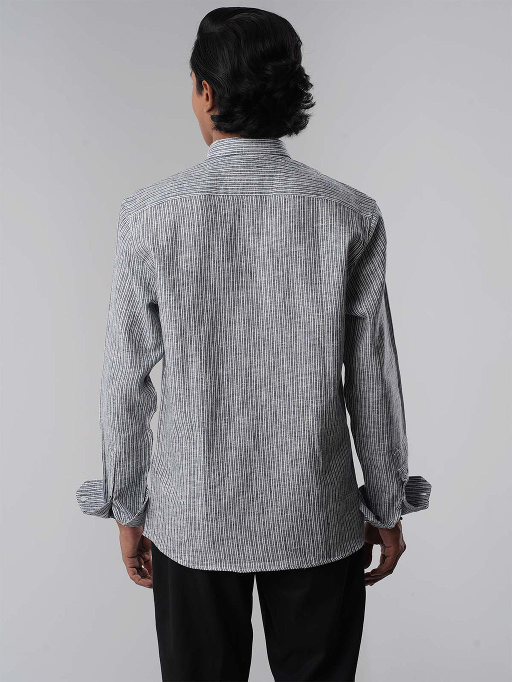 DRIFT Nightfall Textured Stripe Shirt - BazeLine