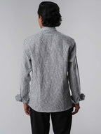 DRIFT Nightfall Textured Stripe Shirt - BazeLine