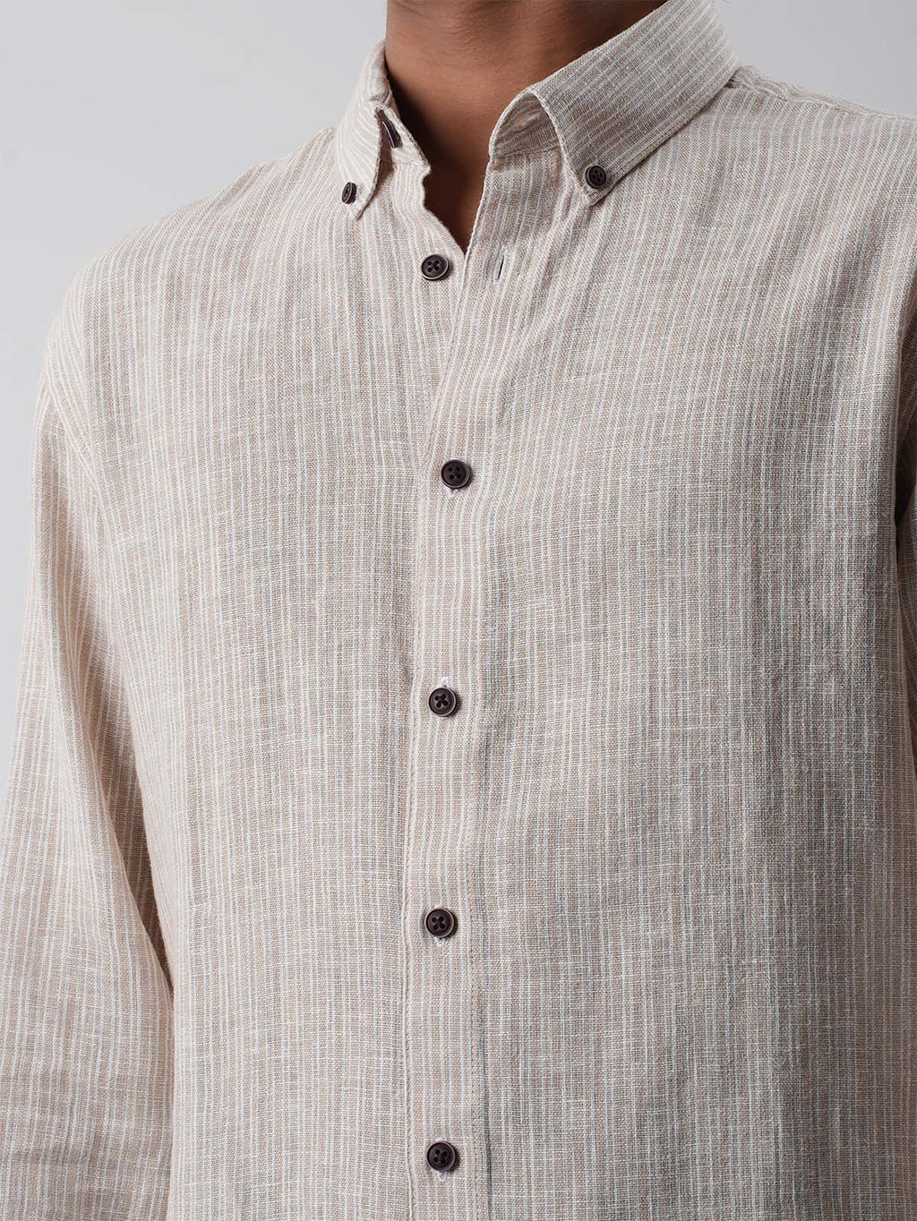 DRIFT Sandrift Textured Stripe Shirt - BazeLine
